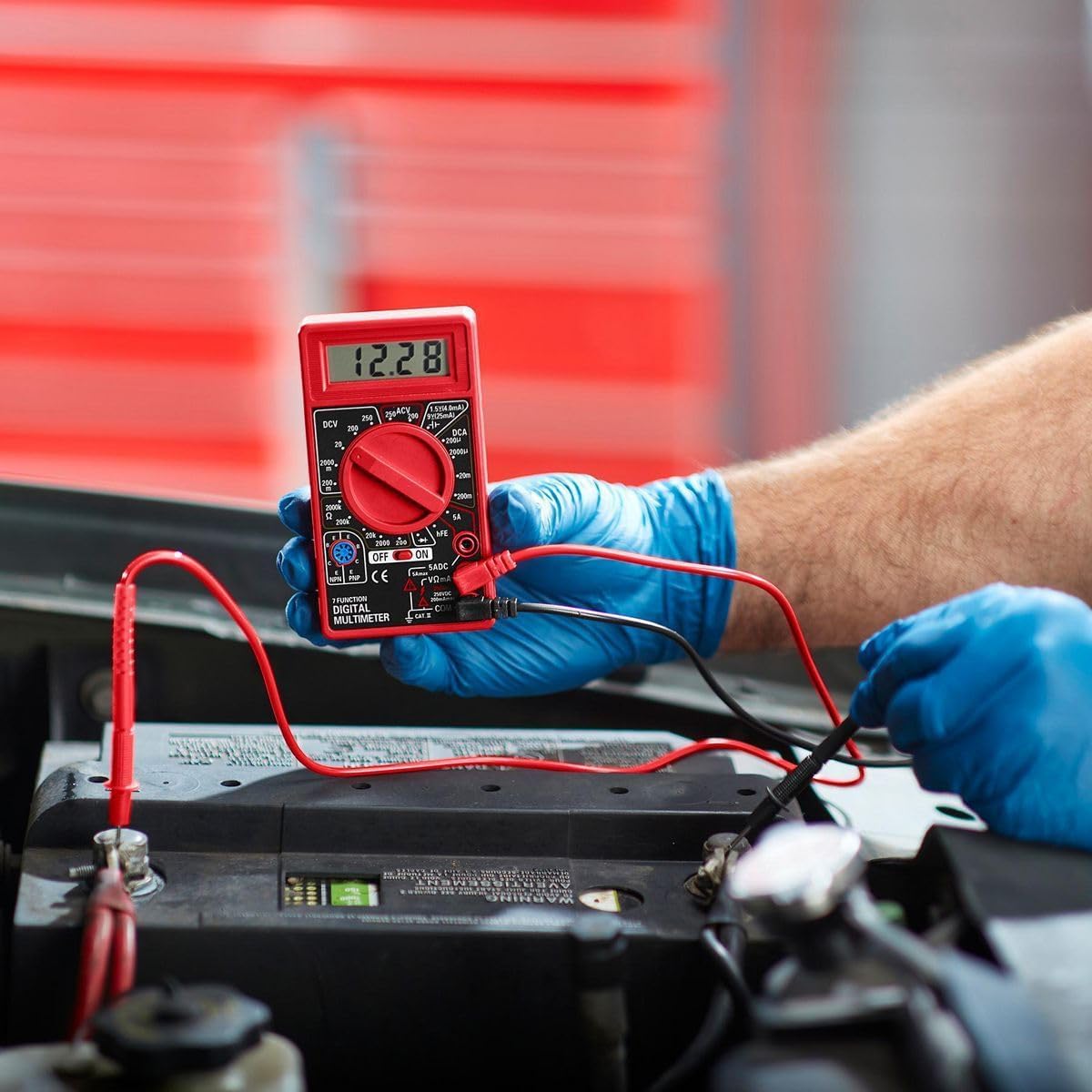 7 Function Digital Multimeter for Precise Electronic Measurements & Tests Digital Amp OHM Volt Meter ACDC Voltmeter by Cen-Tech