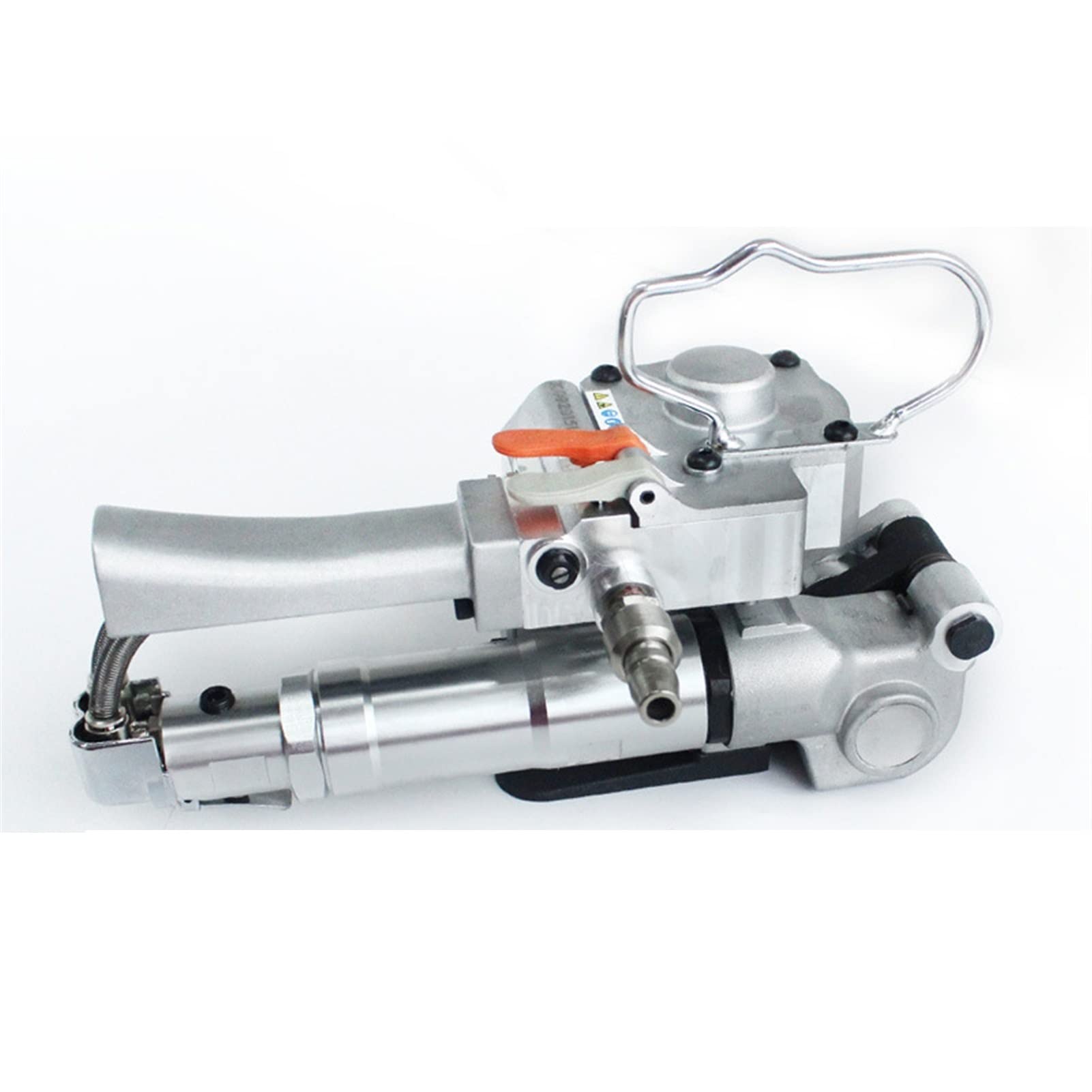 Reggiatrice pneumatica Portatile in Acciaio e plastica Reggiatrice Tensione 3500N A19/25 Attrezzatura per reggiatura pneumatica Strumenti per reggiatura (A25 (19-25 mm))