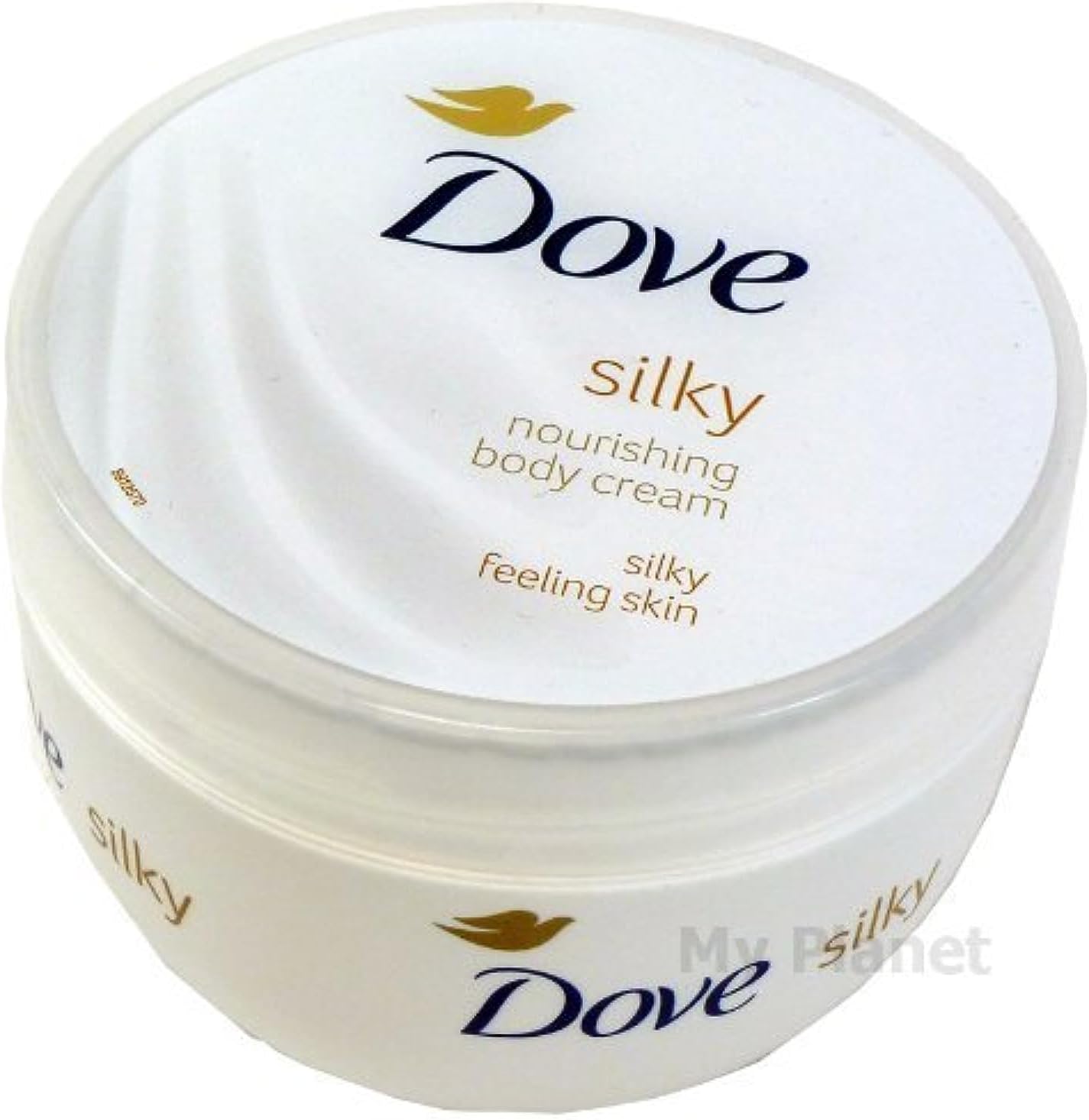 Silky Rare Soft Feeling Skin Nourishing Body Cream Pampering Lotion - 300ml Tub