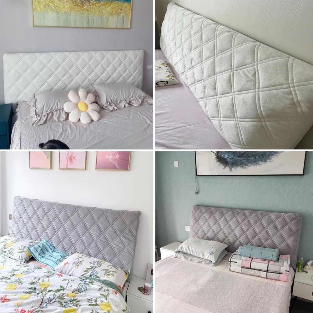 Testiera Letto Imbottita Copri Testata Letto Matrimoniale/Singolo