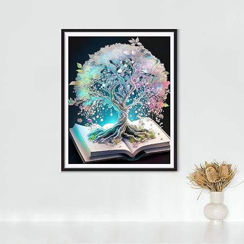 Miniatura 3 de Rousp Kits de pintura de diamantes 5D para adultos, arte de diamantes, lago, girasol, árbol, pintura de diamantes, kit de manualidades de bordado de