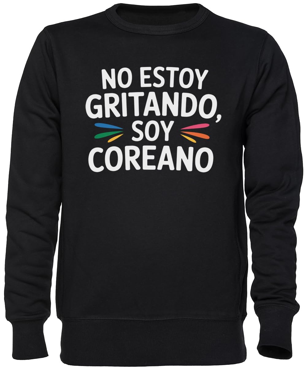 Sweat-shirt coréen noir pour ne plus passer inaperçu en pull - 3