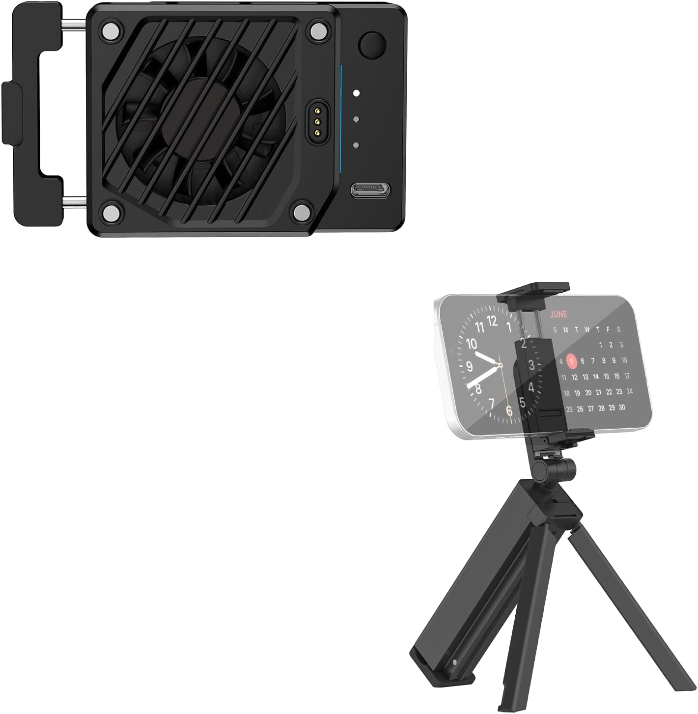 ULANZI CU01 Camera Cooler and ULANZI SK-20 Airplane Phone Holder