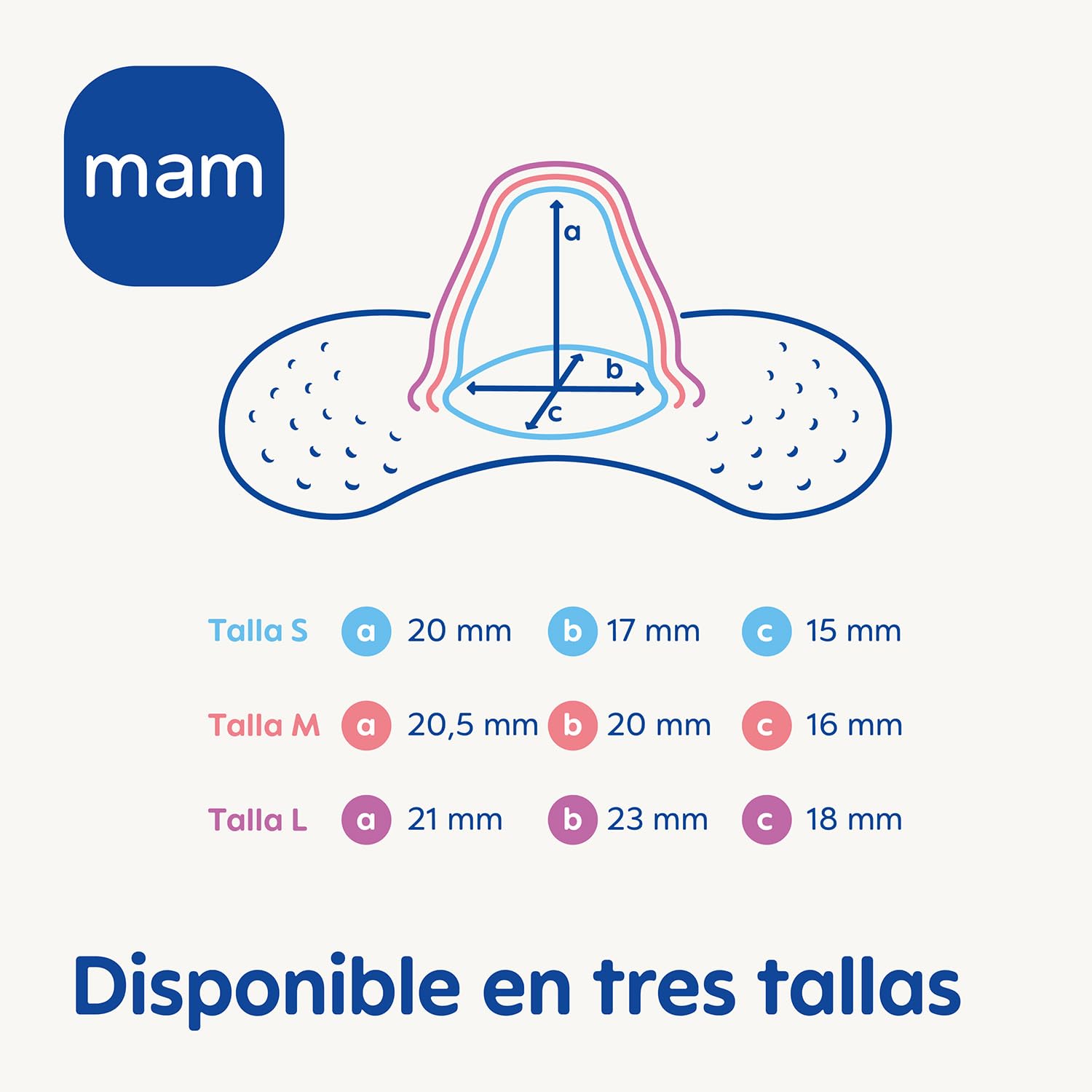 MAM pezonera Ultra Doux en silicone 2 unités taille 1