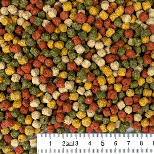 Koi Herdecke - 5 kg Fischfutter Mix für Koi's | Schwimmende Pellets von 6 mm | geeignet für Zierfische - Goldfische - Orfe - Shubunkin | 5 Kilo Pack – Bild 5