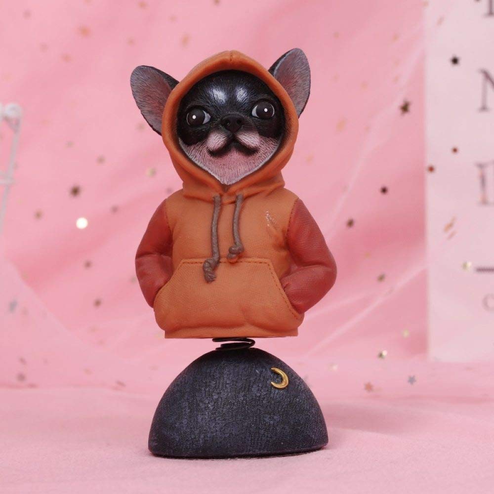 Cadeau d'art créatif de petite statue de chien pour couple famille