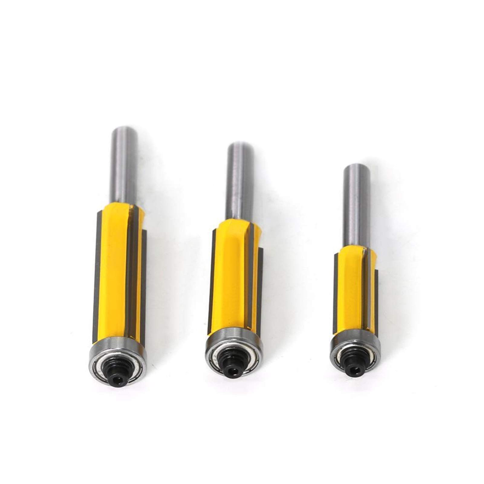 1/3 pc 8mm Router Krzywa Frezarka do drewna Frezy do obróbki drewna Frezy trzpieniowe JIYAMI'EN EL (Size : 3PCS)