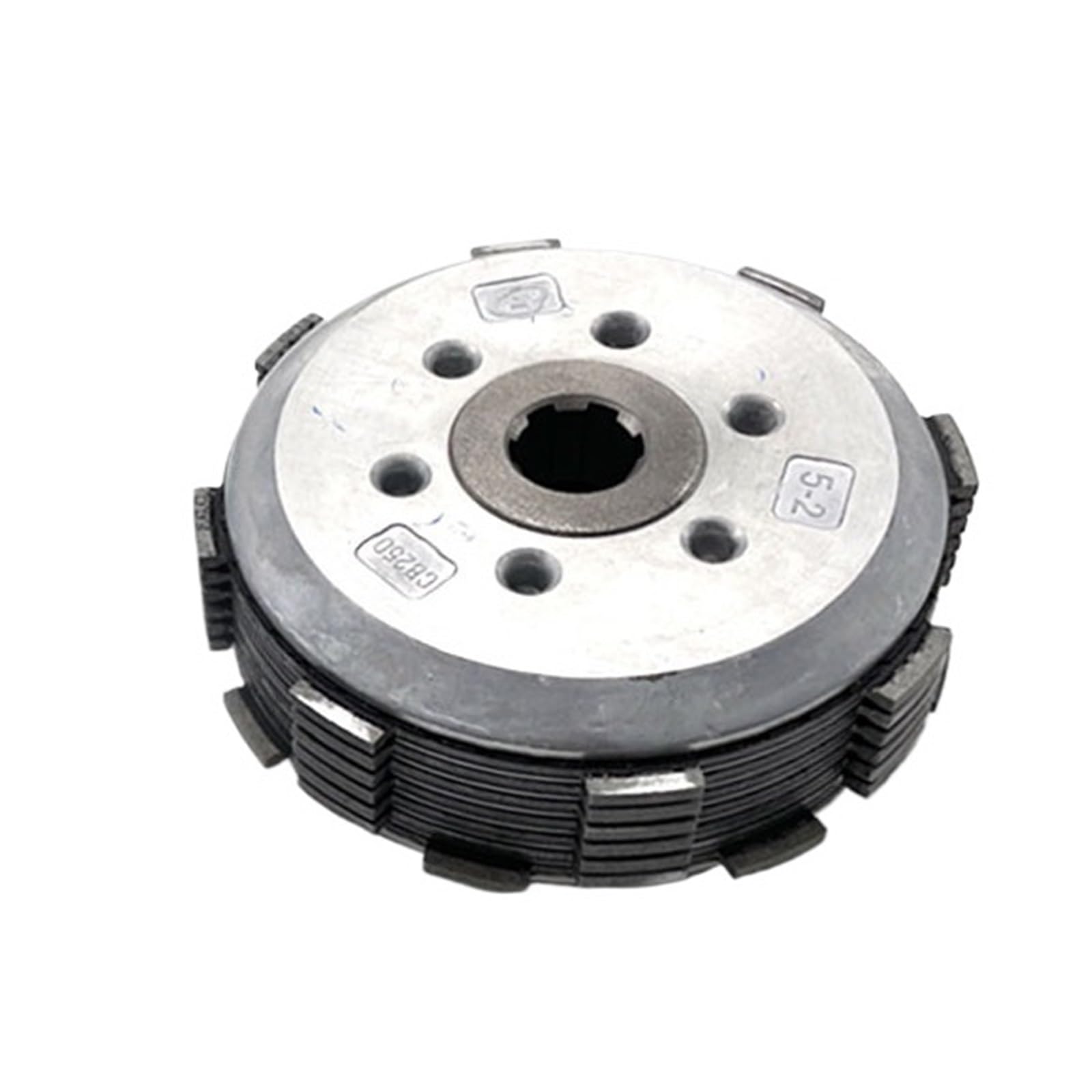 Fentty Clutch Center Hub Sealed Housing Fit For Loncin 4T Engine Ybs300 Yb300h Motorcycle Assembly Outer Basket Clutch Friction Plates Steel Clutch Gear Box Kit(Clutch Center Hub)