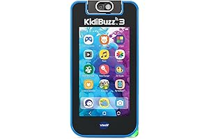 VTech KidiBuzz 3 Kids Phone with Camera | Black