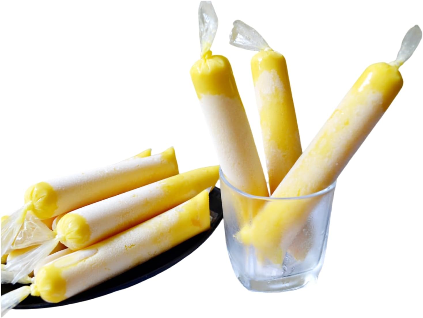 Ice Candy Plastic Bags Philippines, 2x12 Bolsas Para Helado Bolis/Ice Candy Wrappers/Ice Moldes Para Paletas De Helado, Plastic Disposable Ice Popsicle Bags and Icecream Maker (Pack of 50)