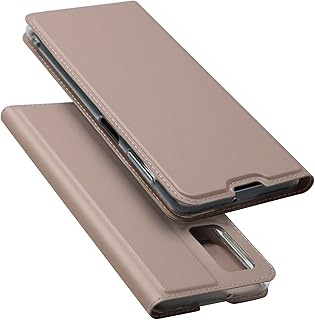 Hlle PU TPU Flip Folio Custodia con Slot per Schede e Funzione di Stand Compatibile per Samsung Galaxy A32 5GRosa Oro