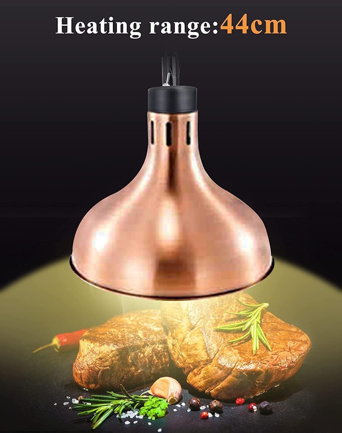 Lampe chauffante pour Buffet Lampe chauffante télescopique for Chauffe-Plats 60-180 cm