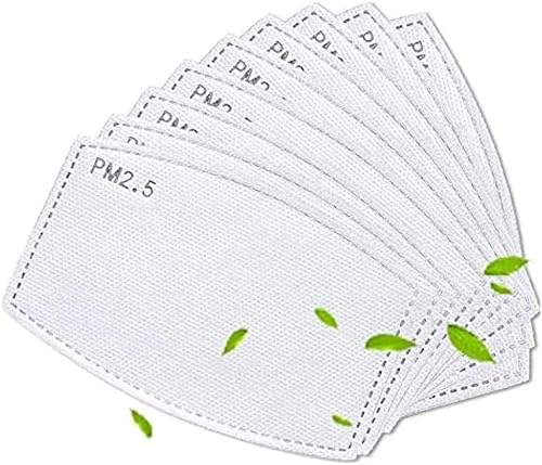 Miniatura 9 de 200 filtros de carbón activado PM2.5 de tamaño para niños, filtros de máscara de 5 capas para niños, a prueba de polvo, a prueba de neblina y