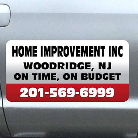 Vehicle Magnets sign With Custom Lettering 12