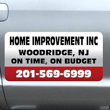 Vehicle Magnets sign With Custom Lettering 12