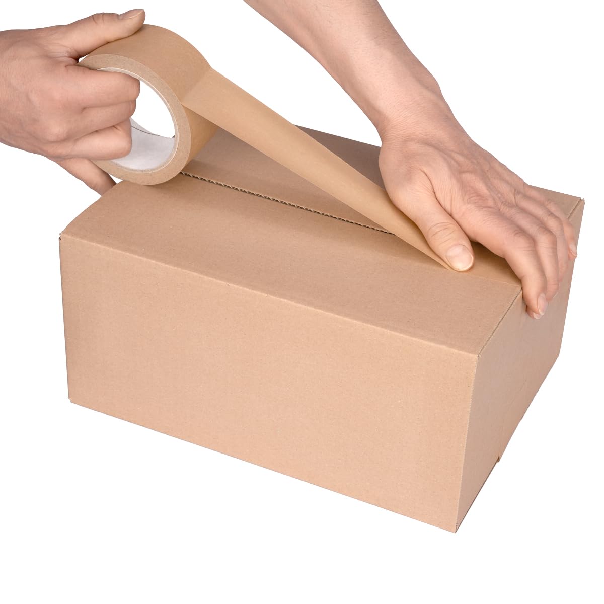 Carton d'expédition simple cannelure 30 x 21,5 x 14 cm format A4 brun - KK 30