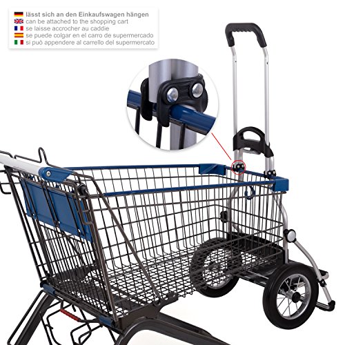 Andersen Einkaufstrolley Royal mit Metallspeichenrad und Einkaufstasche Senta weiß 49 Liter – Bild 7