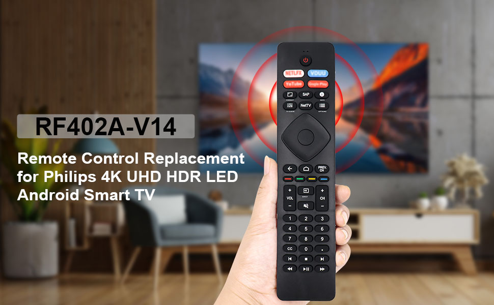 Watch NH800UP RF402AV14 Remote Control for Philips Android TV on