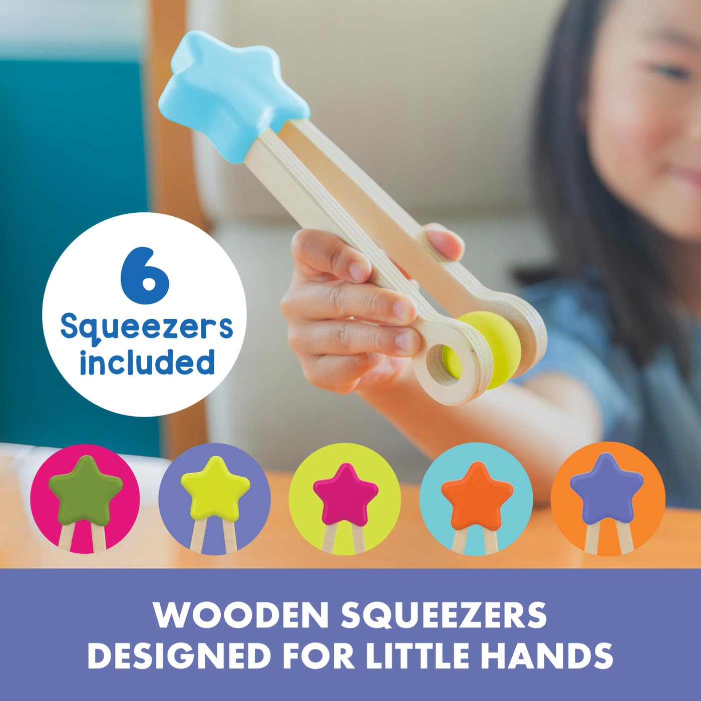 Learning Resources Easy Tweezies Small Group Set, Fine Motor Toys for Kids Sensory Bin Tools - Image 2