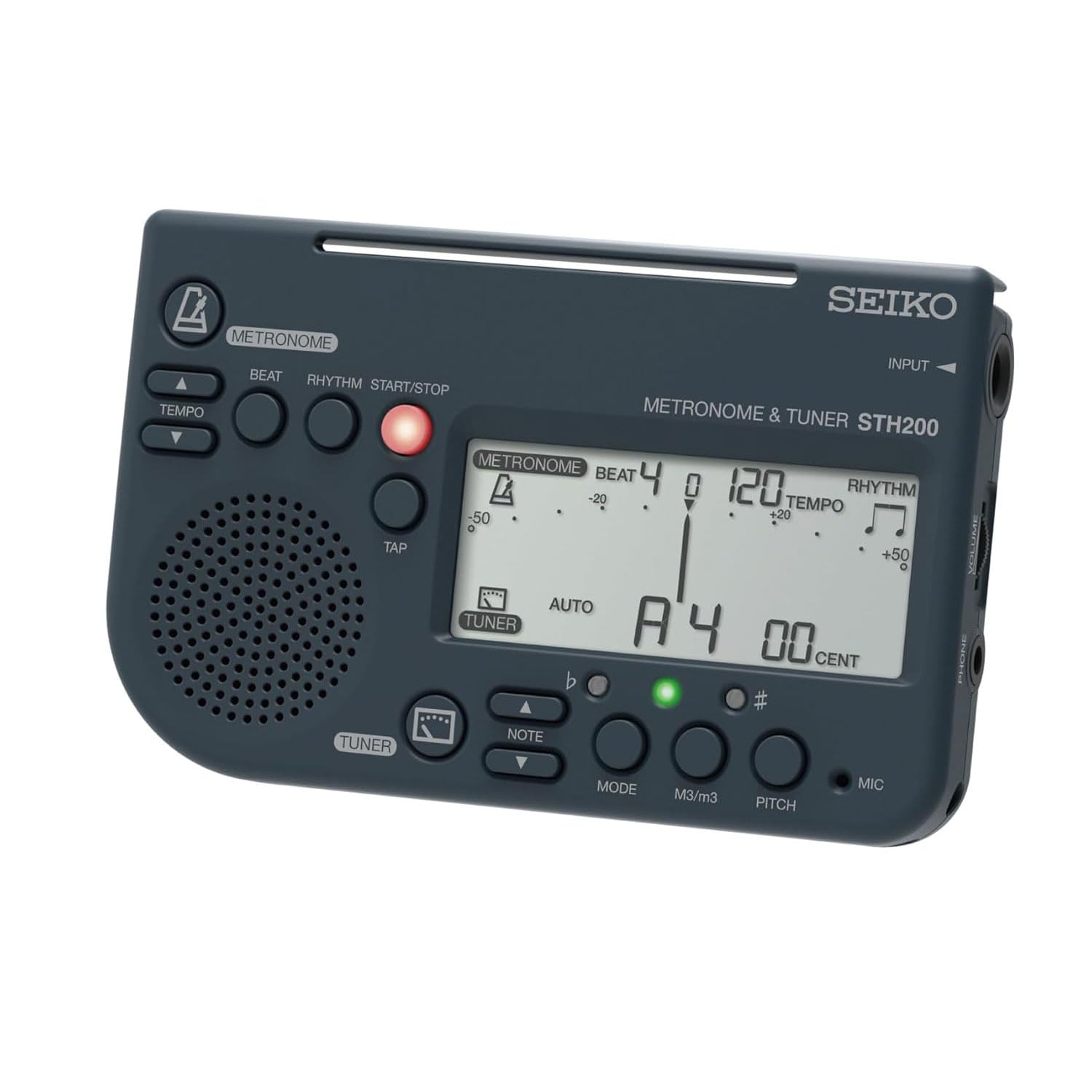 Seiko STH-200 - Metronomo con funzione accordatore con panno in microfibra Keepdrum