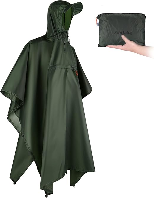 Amazon 全身 長い丈 自転車用 バイク用 厚手 折り畳み 無地 防雨 屋外コンサート用 フェス用 スポーツ観戦用 運動会用 旅行用 レインコート レインポンチョ カッパ ポンチョ 合羽 雨具 レインウェア レインコート ポンチョ 通販