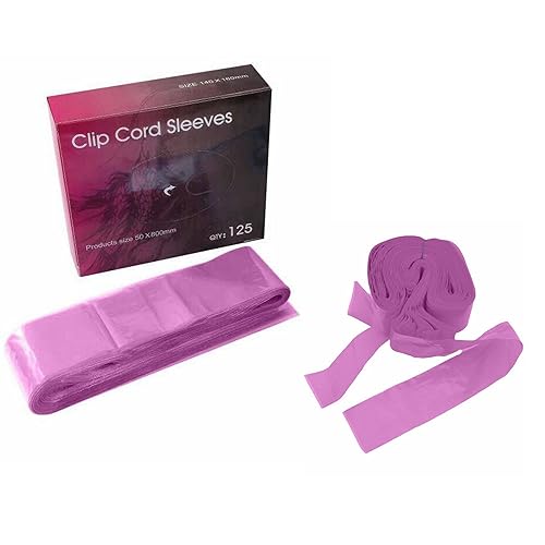 Miniatura 8 de 100 fundas de cordón de clip, caja de plástico azul tatuaje, cubiertas de cable desechables de higiene para tatuajes, bolsas de máquina de tatuaje,