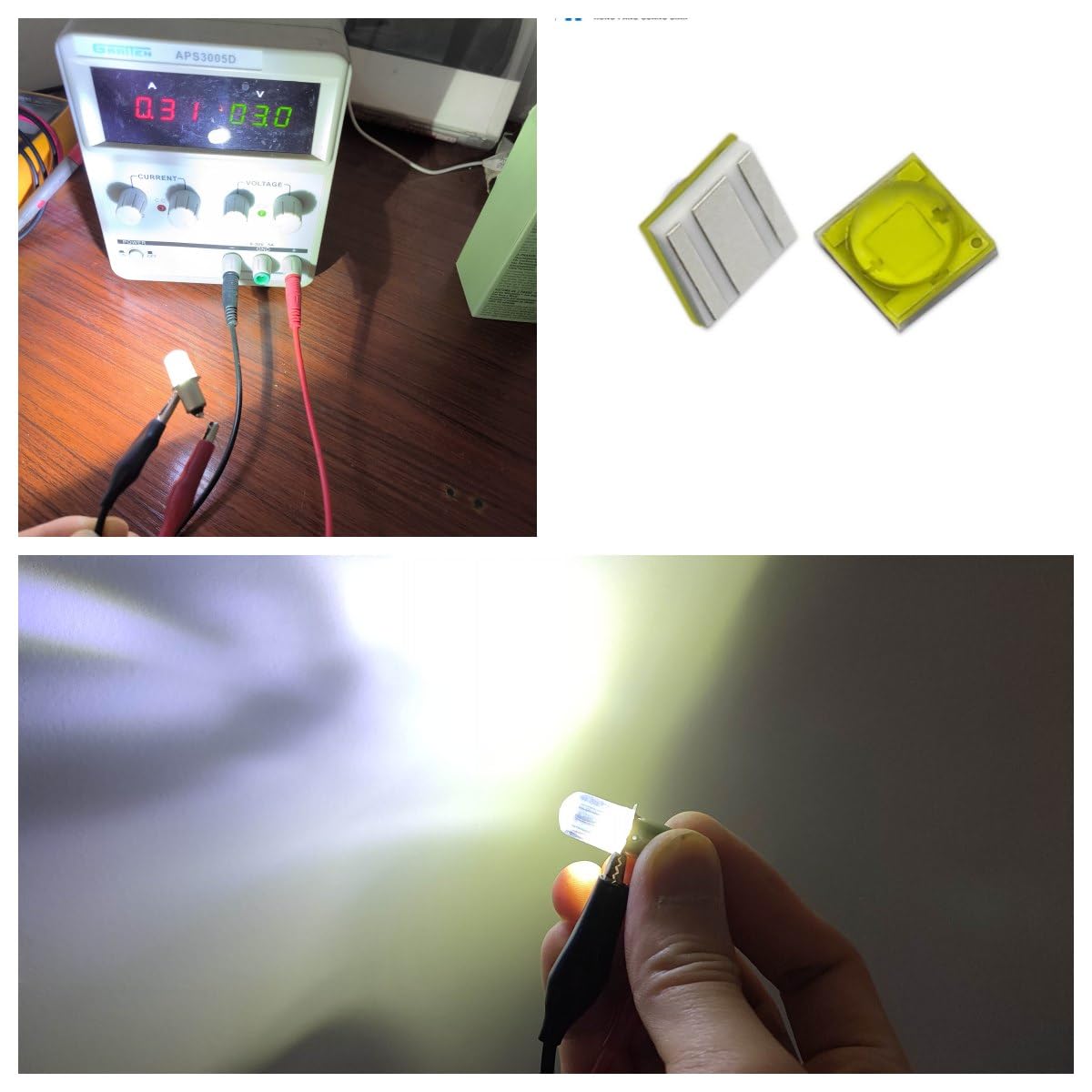 Lampadina LED Ruiandsion P13.5s 3W 2525 6000K Per Torcia Maglite PR2 PR3 6V-30V