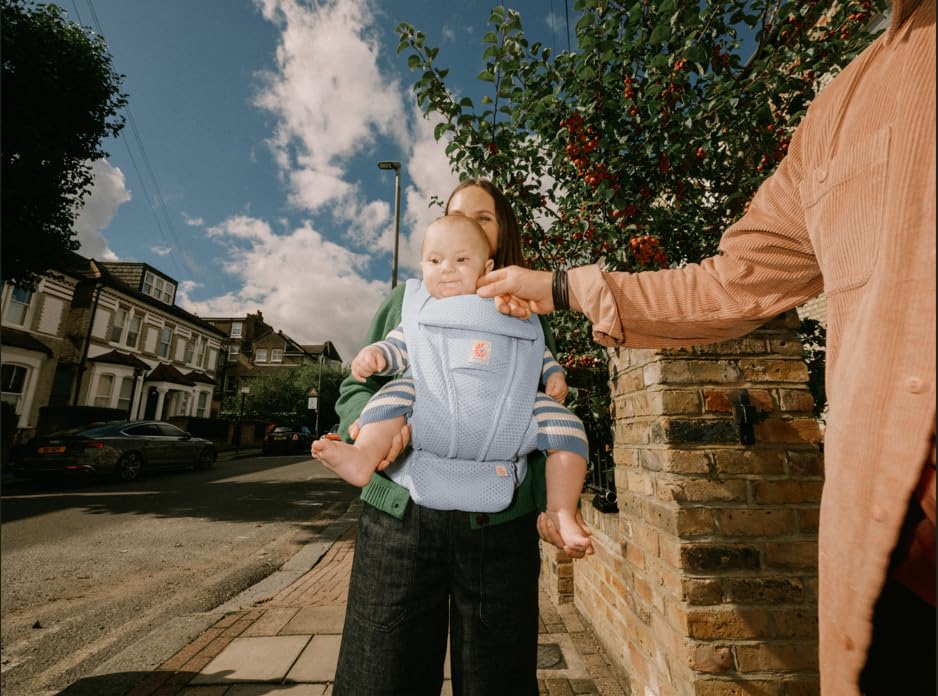 Miniatura 9 de Ergobaby Omni - Portabebés de lujo para recién nacidos a niños pequeños, transpirables, para el verano, portabebés para todas las posiciones con
