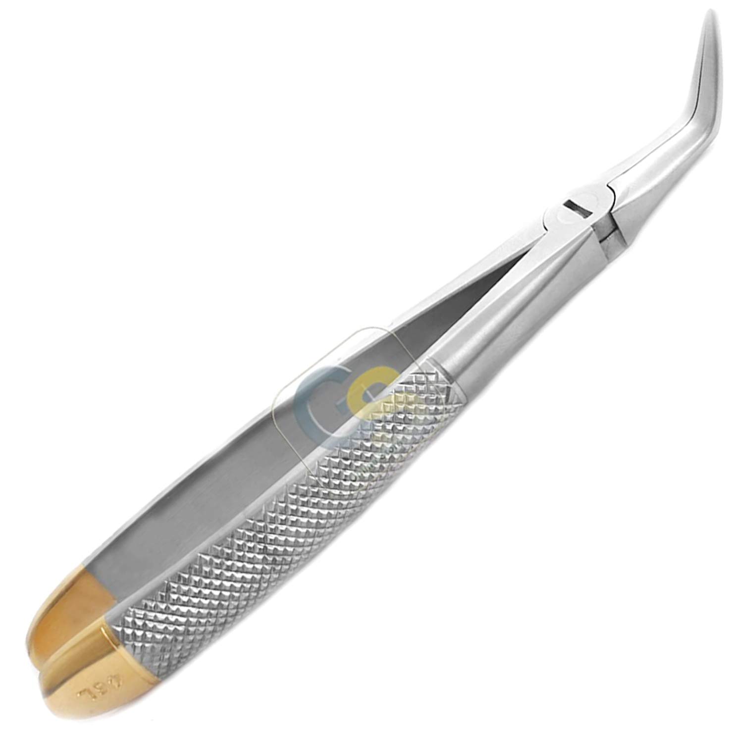 G.S New Dental EXTRACTING Forceps # 46L Gold Plated