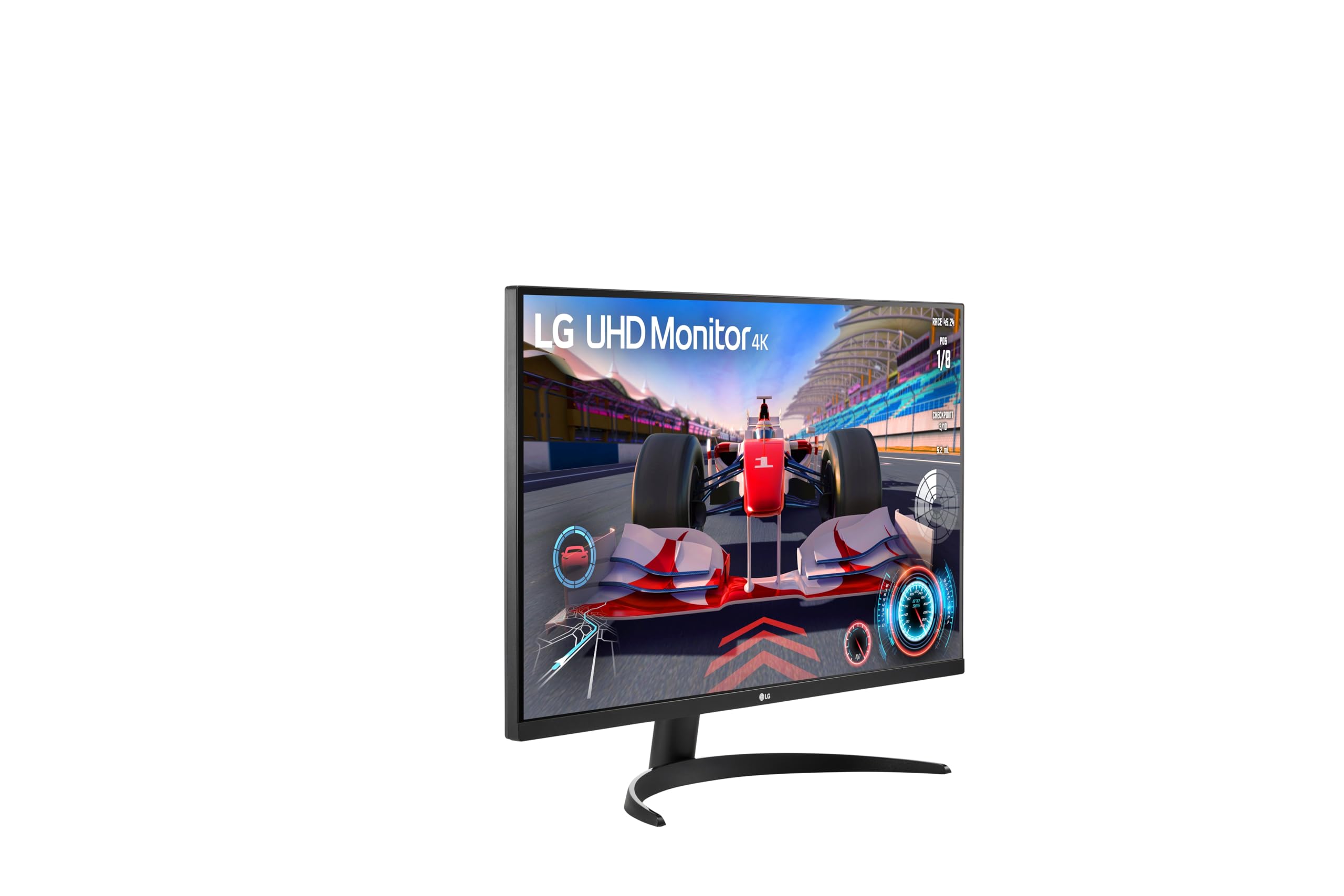 LG Ultrafine™ 32UR500K-B Ecran PC 4K 32" - Dalle VA résolution UHD (3840 x 2160), 4ms GtG 60Hz, HDR10, DCI-P3 90% (CIE1976), Mode Lecture, inclinable