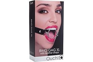 Ouch! Ring Gag Open Mouth Gag O-Ring Black X-Large