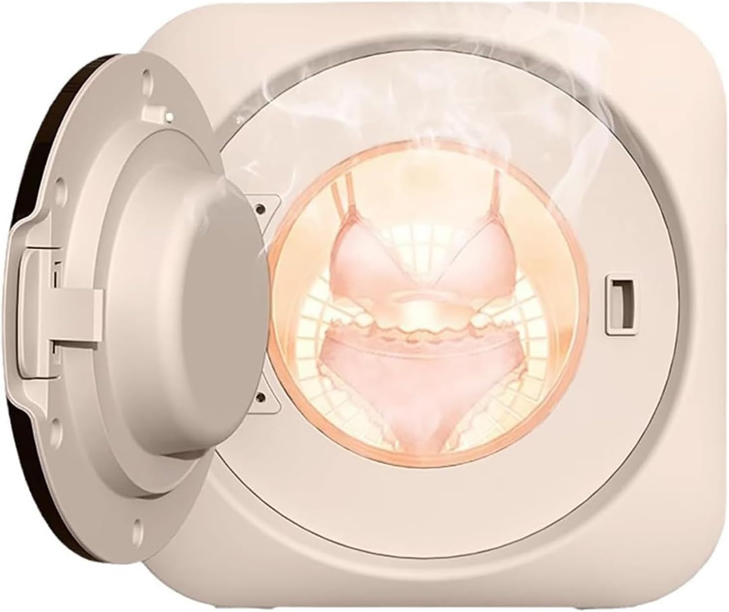 Mini Washing Machine with Dryer All-in-One Washer Fully Automatic Mini Washing Machine for Personal Underwear 170 W/3.5 L, Suitable for Apartment, Wallhanging