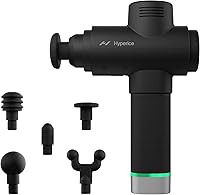 Vista 5 de Hyperice Hypervolt 2 Grey - Con tecnología Quiet Glide, pistola de masaje de percusión de mano 3 velocidades, 5 cabezales intercambiables Ayuda