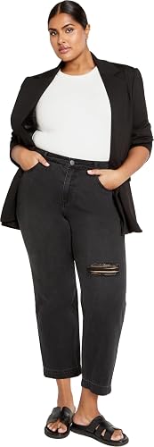 City Chic Women's Plus Size Harley Kenia Straight Jean, 24