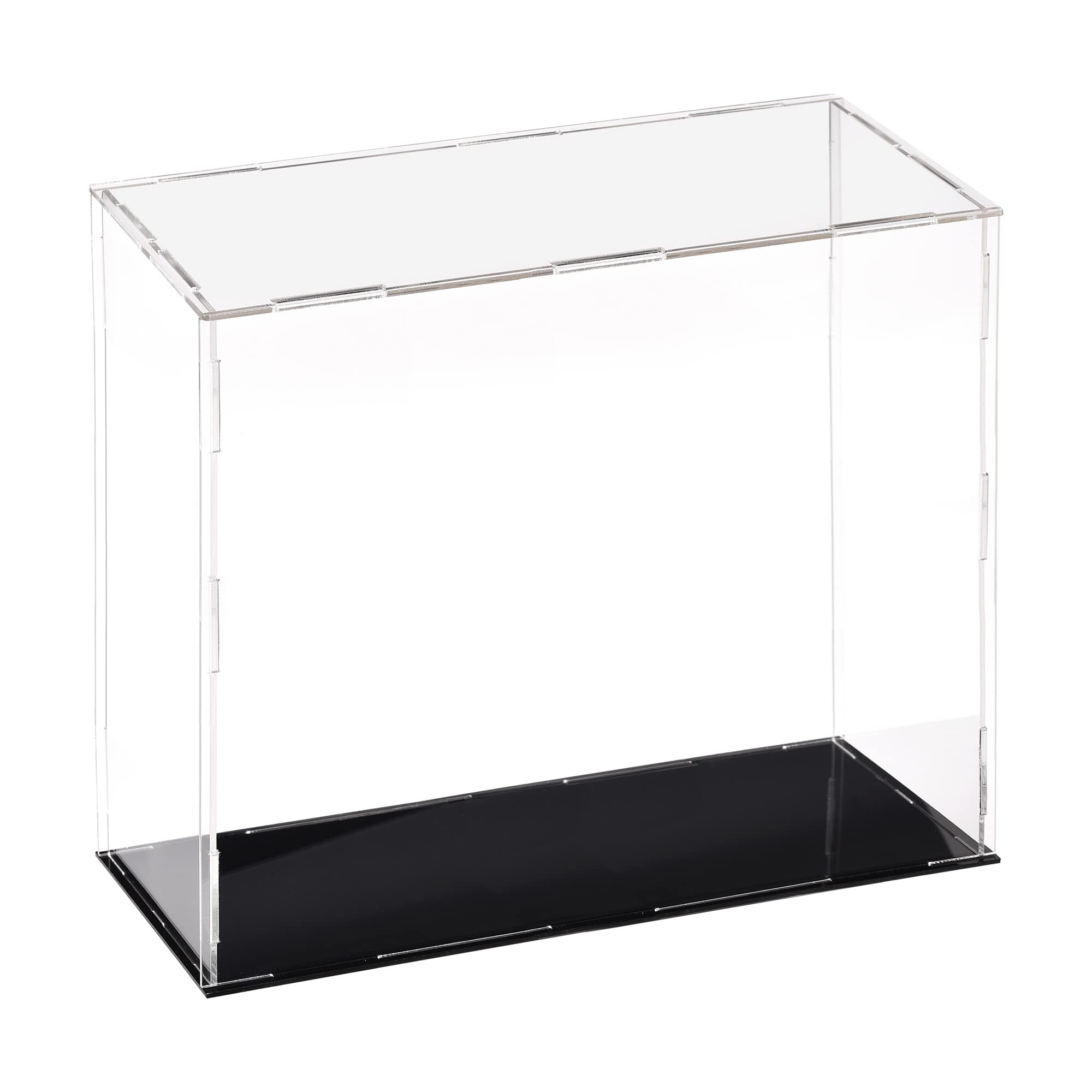 uxcell Acrylic Clear Display Case Box Dustproof Protection Showcase Cube Collectibles Show Box 11.8x3.9x9.8inch
