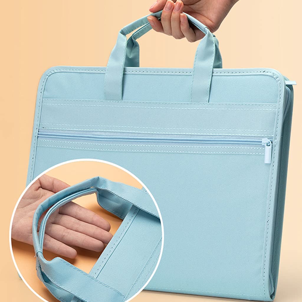 A4/A5 Document Bag with Zip for Paper, Documents, Cosmetics, Homework, Pack of 20