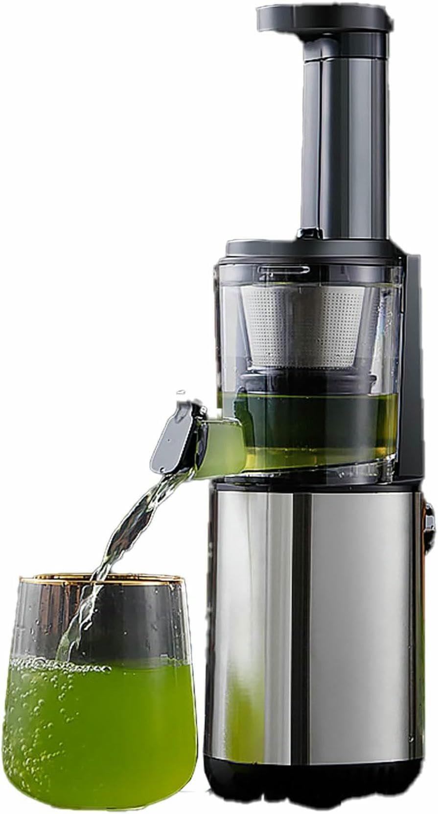 Extracteur de jus de fruits frais à froid pour un petit-déjeuner sain