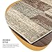 Superior Indoor Area Runner, Jute Backed, Perfect for Hallway, Living/ Dining Room, Bedroom, Office, Kitchen, Entryway, Modern Geometric Trellis Floor Decor, Viking Collection, 2' 7