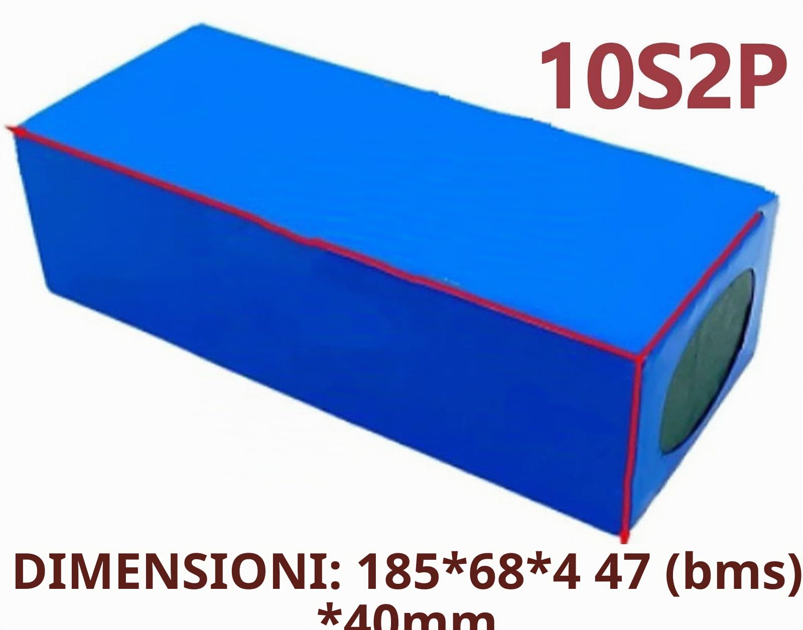 E-Bike Batteria 36V 13Ah, Bicicletta elettrica Batteria 36V 13Ah Impermeabile PVC BMS incorporato Bicicletta Scooter cn Caricabatterie 36V 13AH,T