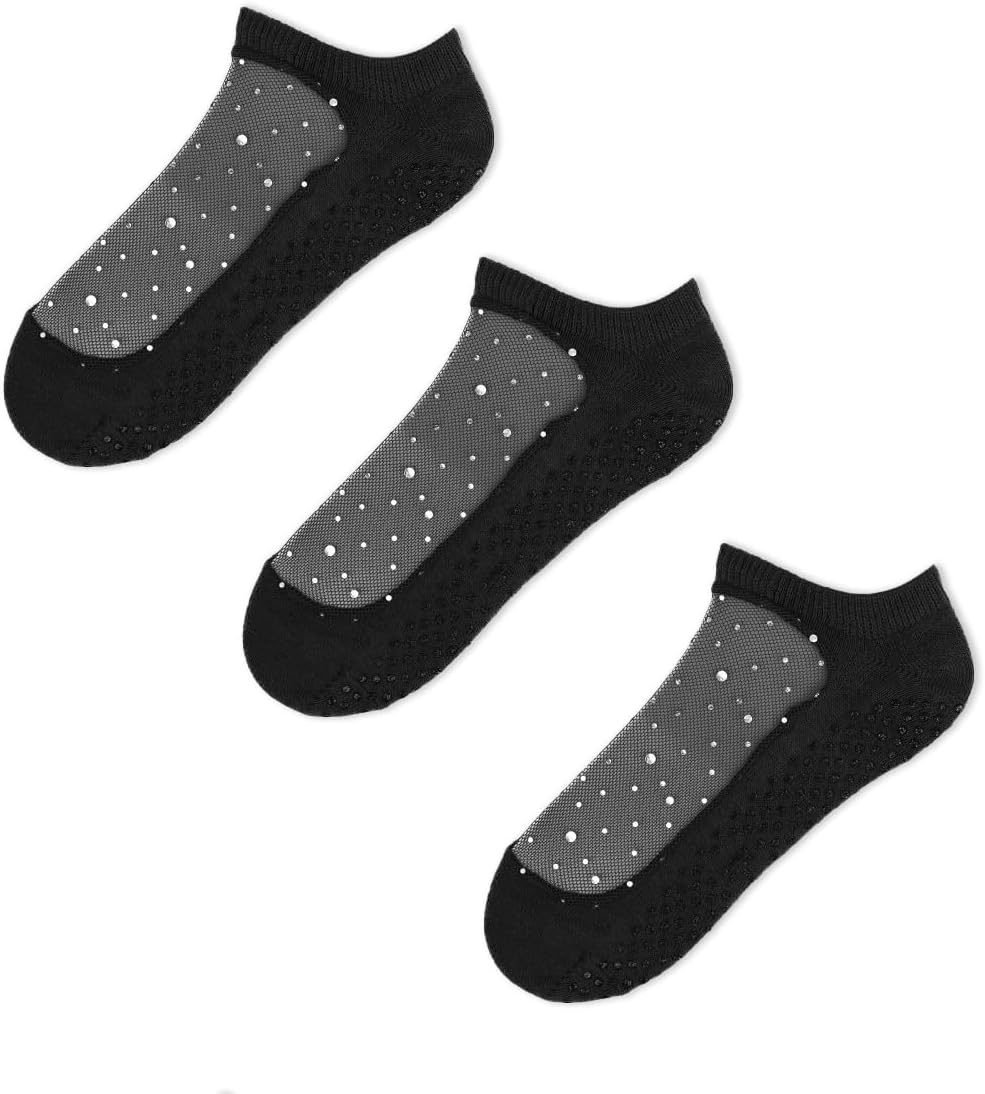 SHASHI Yoga Socks For Women - Classic & Star Style - Mesh Socks for Women – Non Slip Socks – Athletic Socks