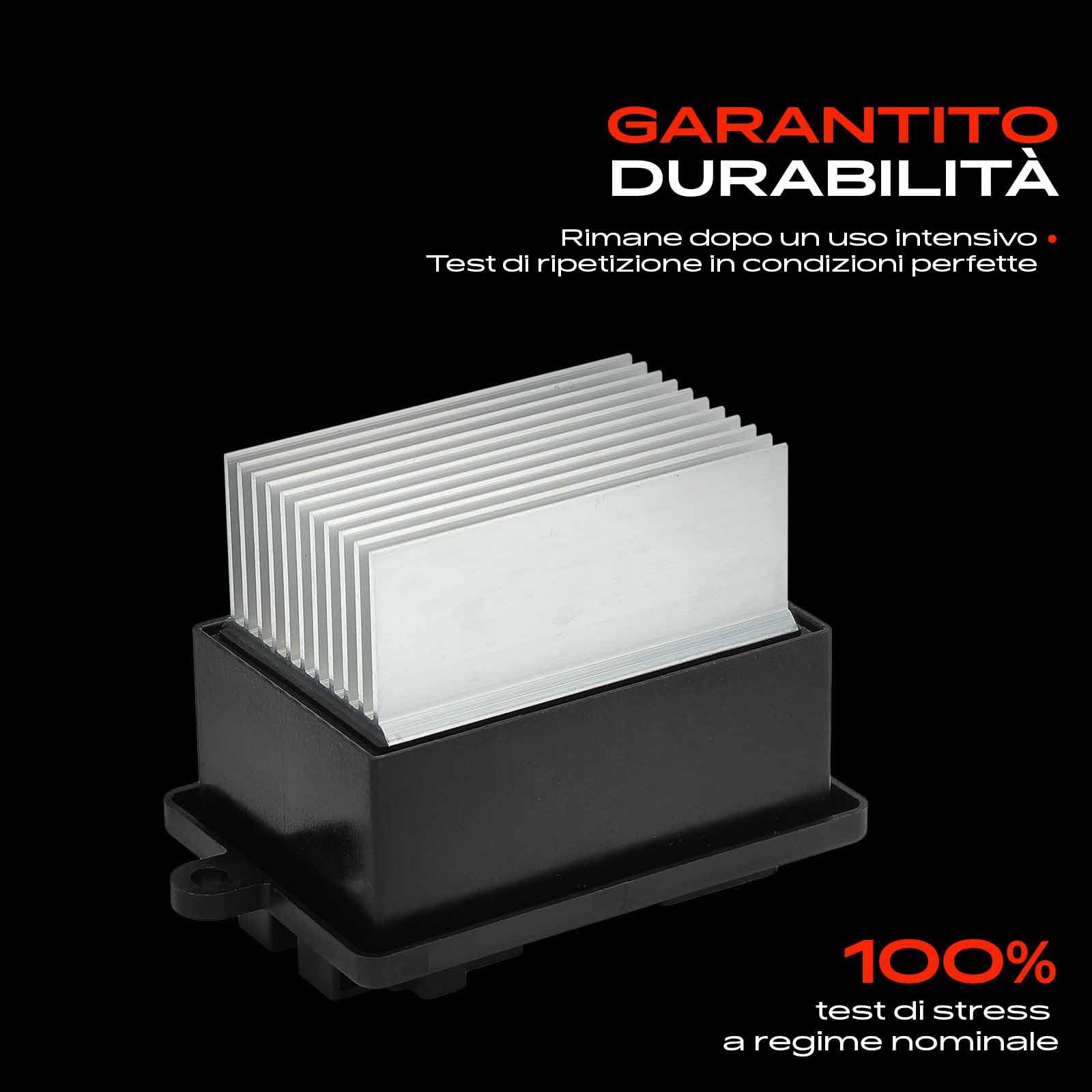 Frankberg Resistenza Ventola del Motore 6 poli Compatibile con C4 Grand Picasso II DA DE 1.2L-2.0L 2013-2025 C4 Picasso II 1.2L-2.0L 2013-2025 Jumpy Bus V 1.6L 2.0L 2016-2025 Replace# 0018216960