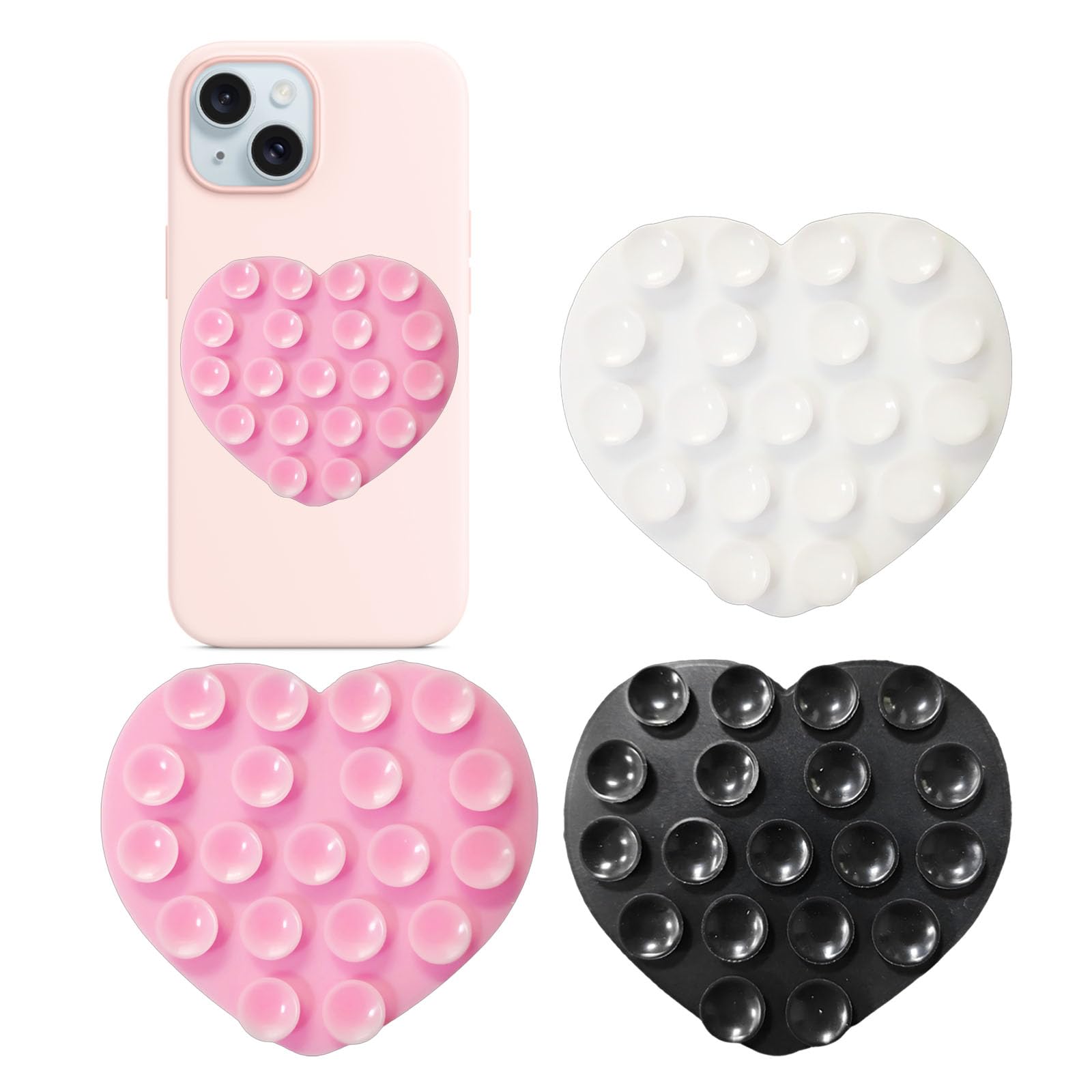 Support miroir à selfie pour éviter les chutes de téléphone grâce aux ventouses en silicone - 8