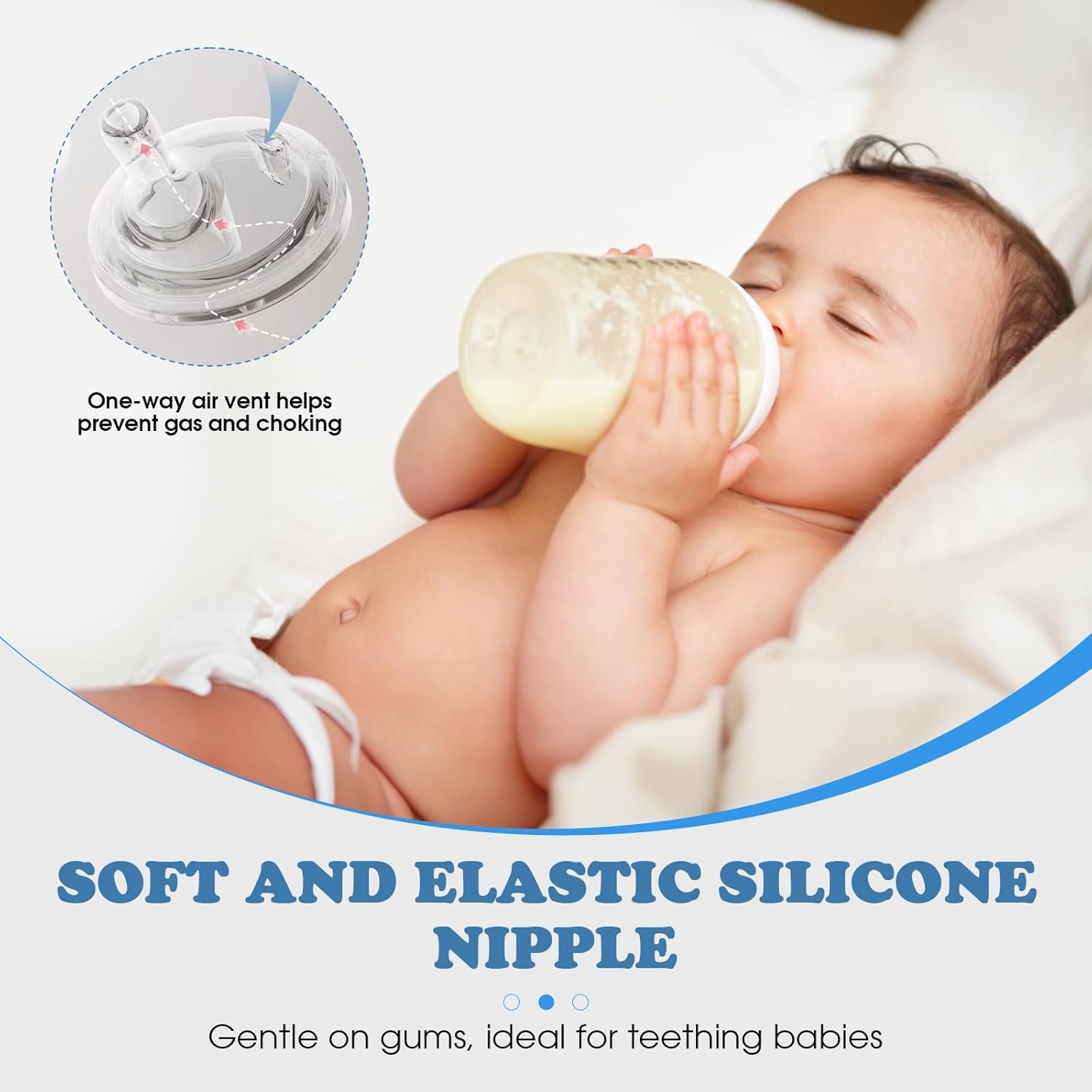 Straw Sippy Cup Conversion Kit for Dr Brown Narrow Nack Baby Bottles, Soft top and Weighted Ball Transition Cup Kit with Handles, Set of 4 - Image 4