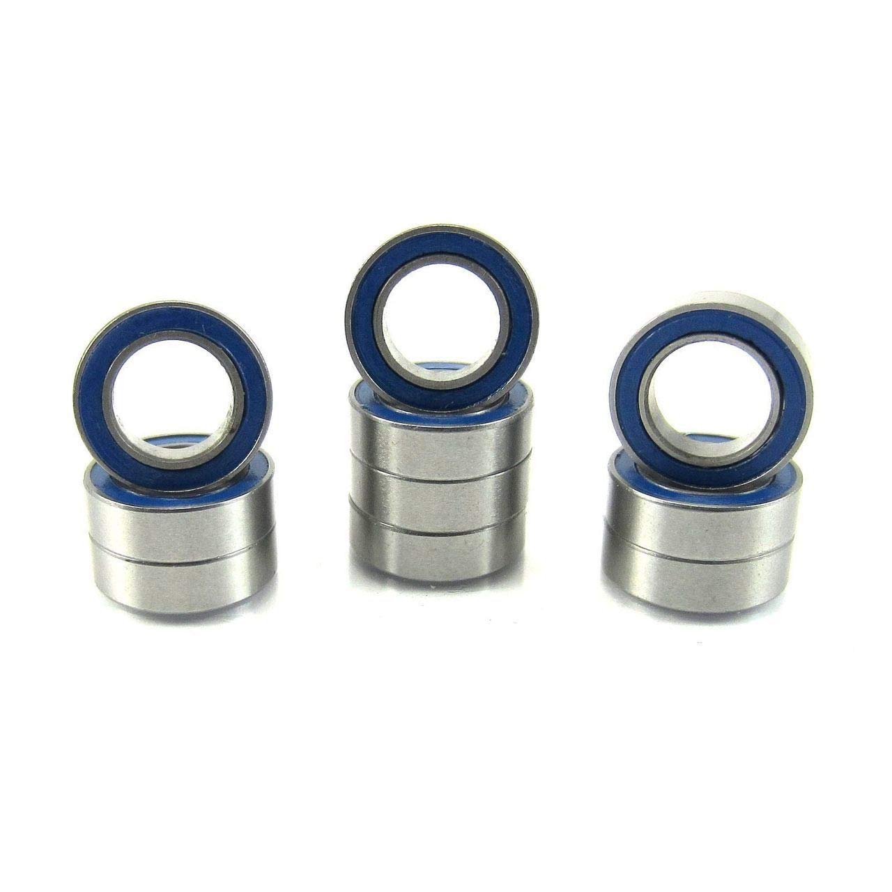 6x10x3mm TRB RC Precision Ball Bearings ABEC 3 Rubber Seals (10) MR106-2RS-BU