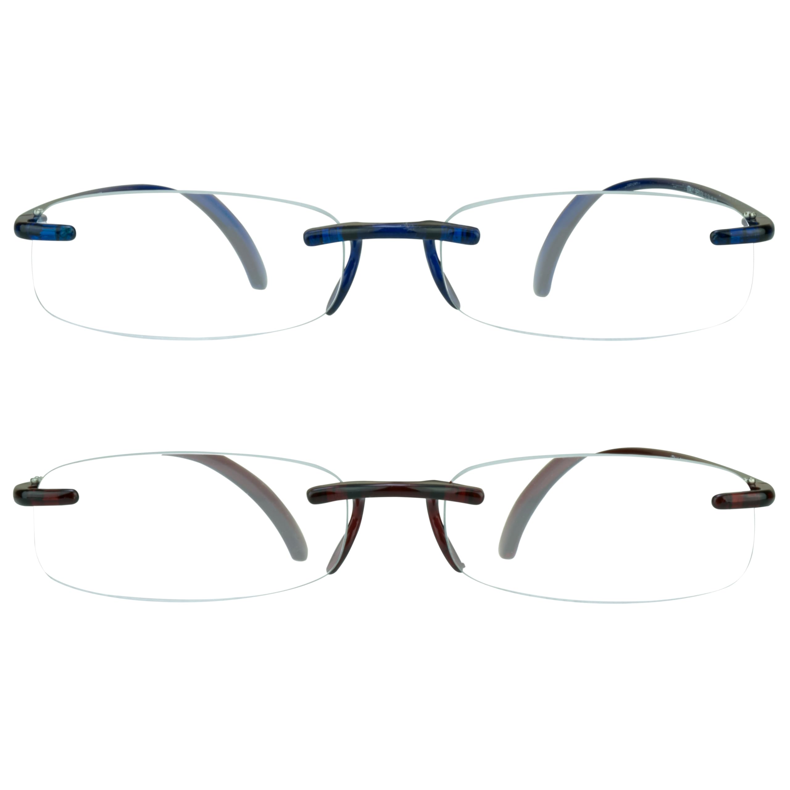 proSPORT Reading Glasses Rimless Full Lens Reader Ultra Lightweight Flexible Men Women
