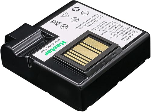 Miniatura 1 de Kastar Paquete de 1 batería de repuesto para impresora Zebra P1040687 P1050667-016 BTRY-MPP-68MA1-01, Zebra QLN420 QN4-AUNA0E01-W1 QN4-AUNA0M00-00,
