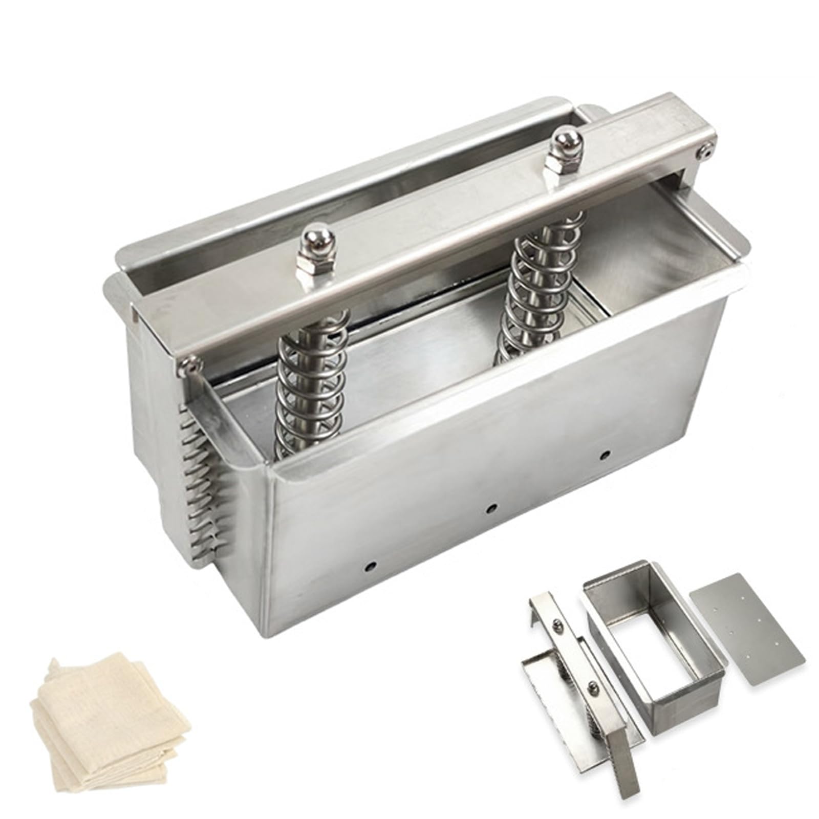 ZHJOPP Stainless Steel Meat Press Tool for Forming Patties, Burgers, and Bacon Press, Heavy Duty Cooking Accessory for Home Kitchen (1kg)