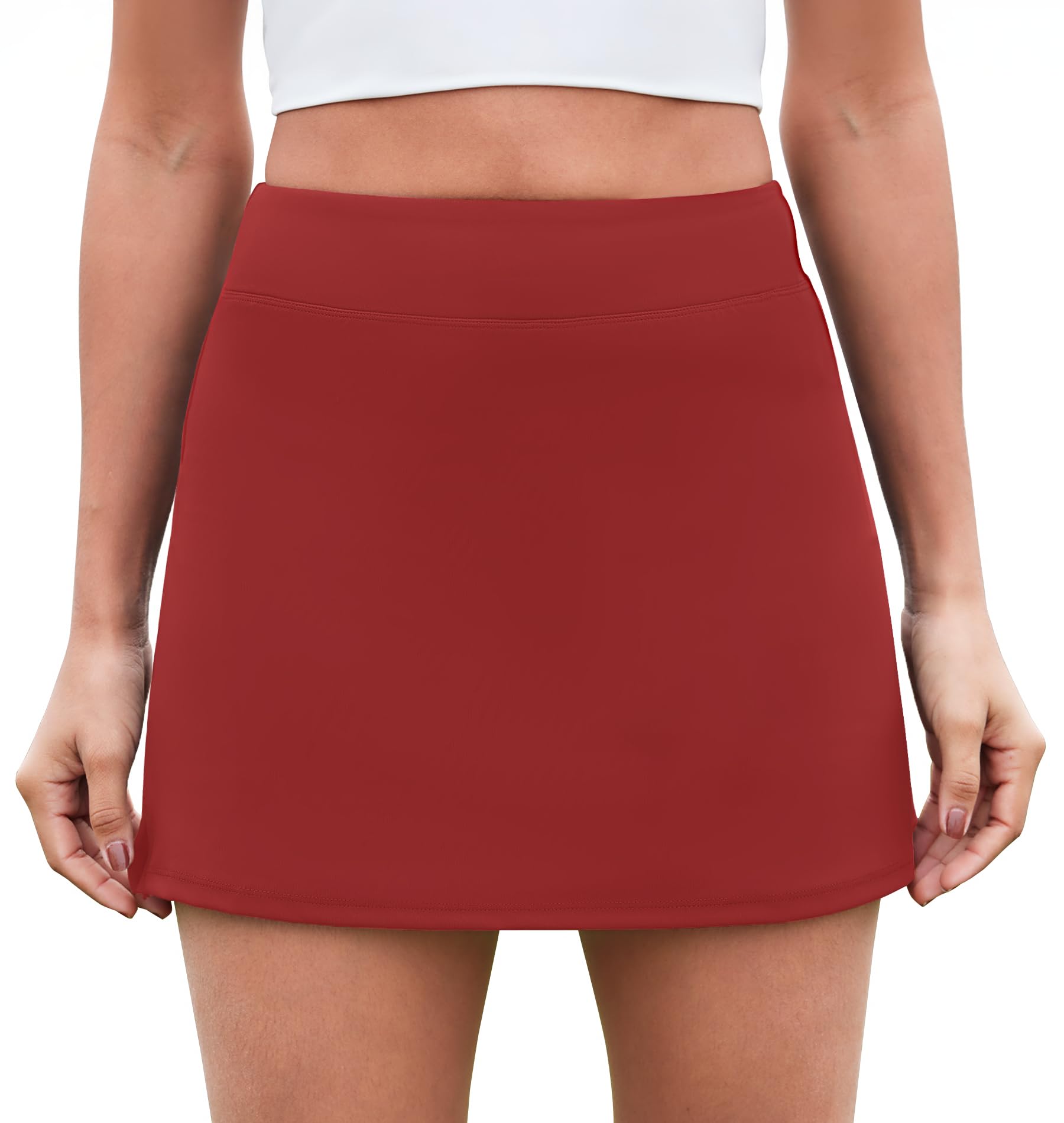 FireSwan Womens Tennis Skirt with Pockets High Waisted Golf Skorts Running Workout Skirts Summer Athletic