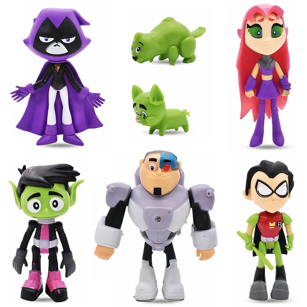 Ti-Tan Cake Topper Set, Ti-Tan Cake Decorations 8pcs Game Theme Party Supplies, Suitable for Game-Themed Birthday Cakes, Weddings, and Celebrations