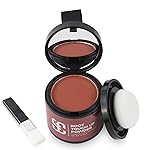 SOVONCARE Hairline Powder - Root Touch Up & Gray Hair Concealer for Men and Women, Instantly Covers Thinning Hair and Bald Spots, Natural-Looking Coverage Red Brown 0.35 oz